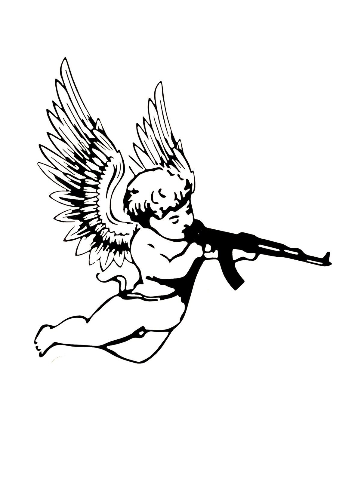 Details 53 Cupid Angel With Gun Tattoo In Cdgdbentre