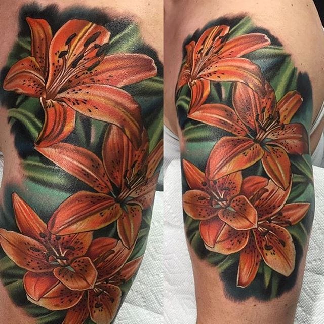 Details 68 Tiger Lily Tattoo Super Hot Vova Edu Vn