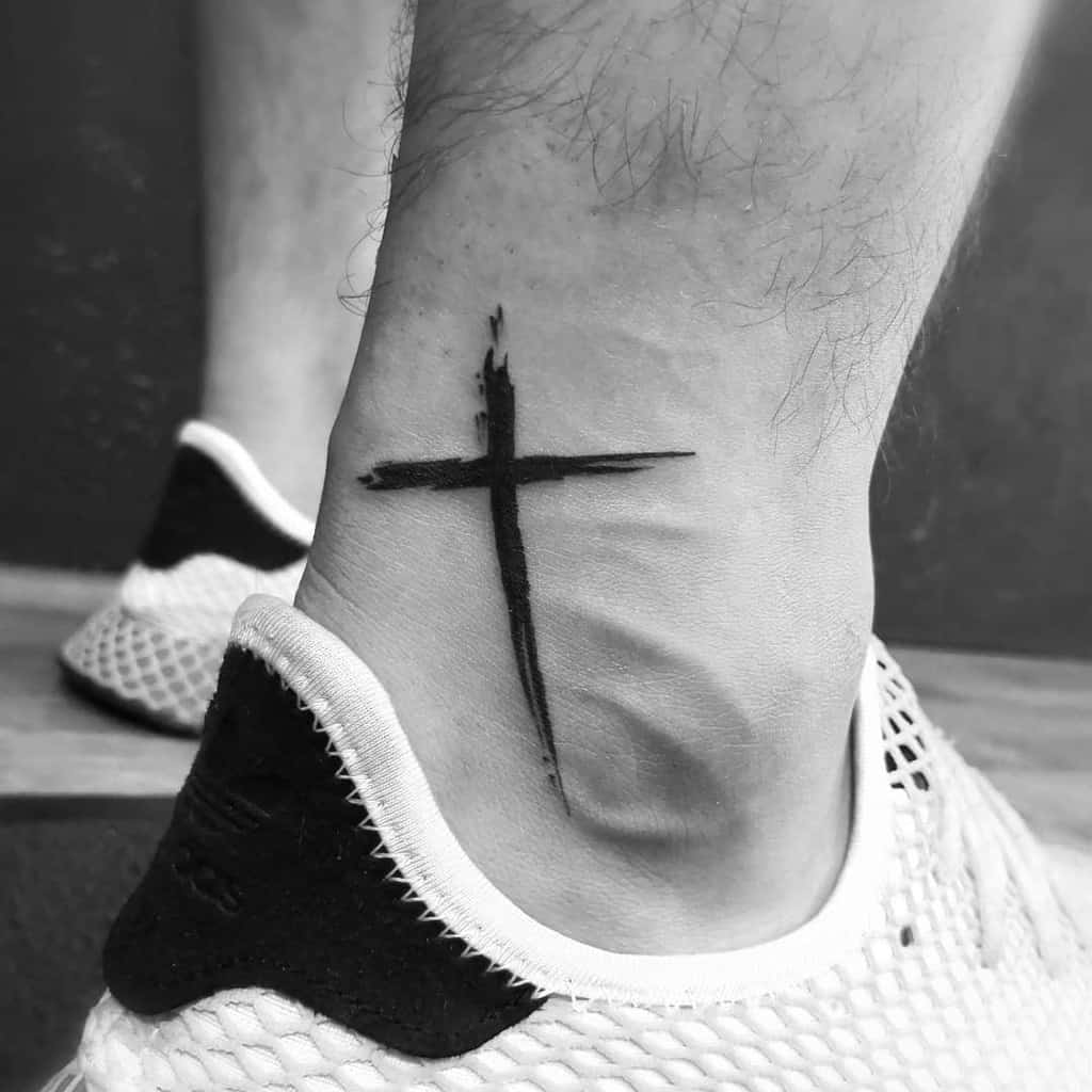 Details 69 Cross Ankle Tattoo Best In Coedo Com Vn