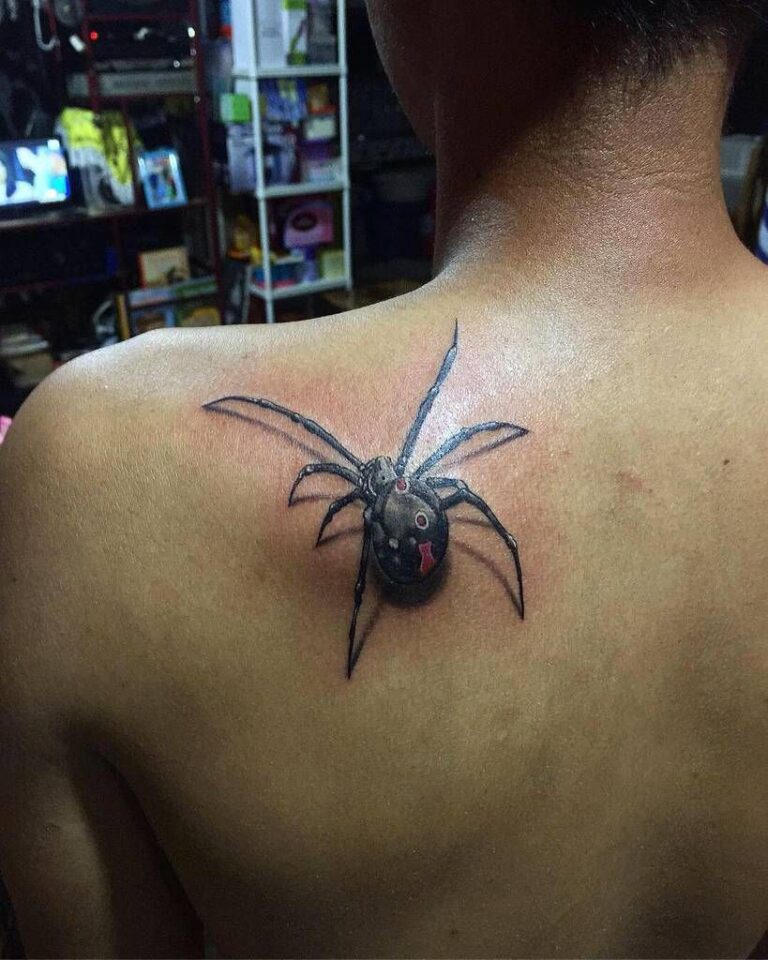 Details 82 Small Black Widow Tattoo Latest In Eteachers