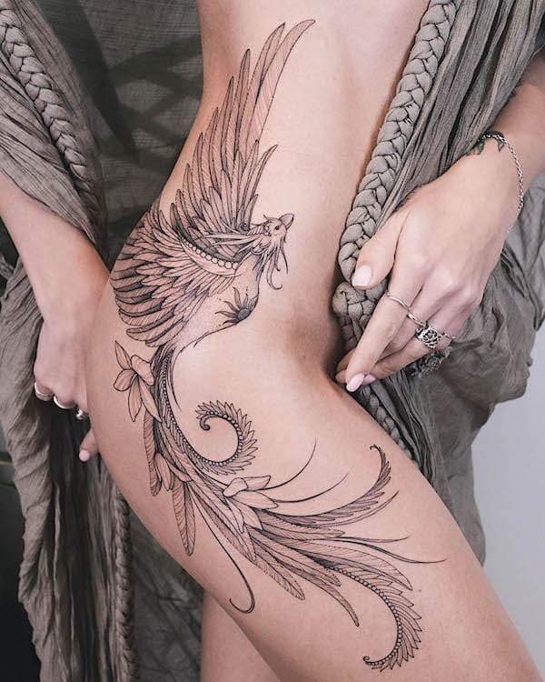 Details 87 Phoenix Tattoo Forearm Female Latest In Coedo Com Vn