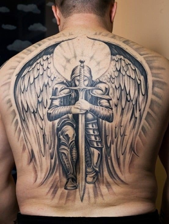 Details More Than 74 Archangel Michael Tattoo Drawings Super Hot In