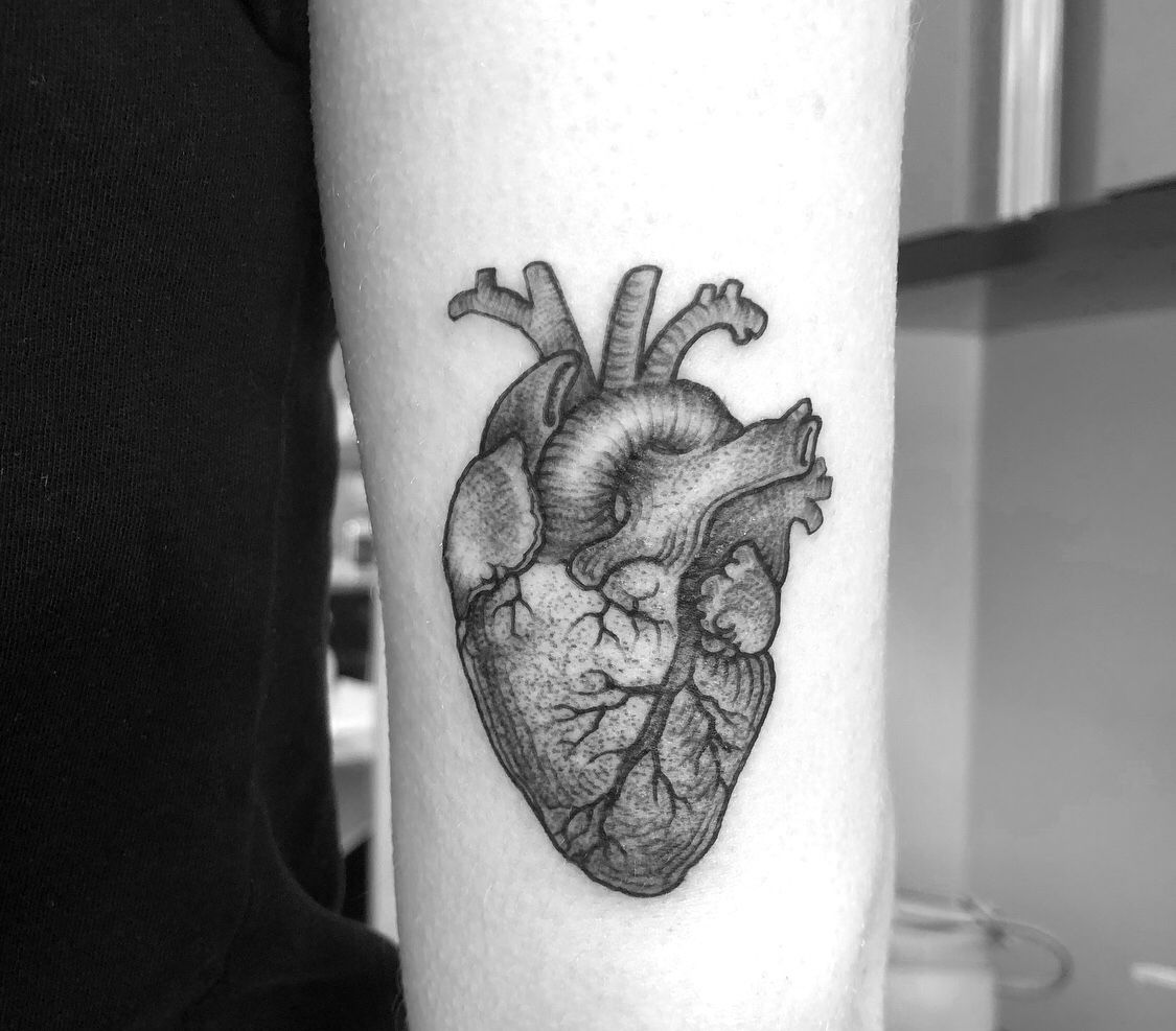 Details More Than 75 Heart Anatomy Tattoos Super Hot In Coedo Com Vn