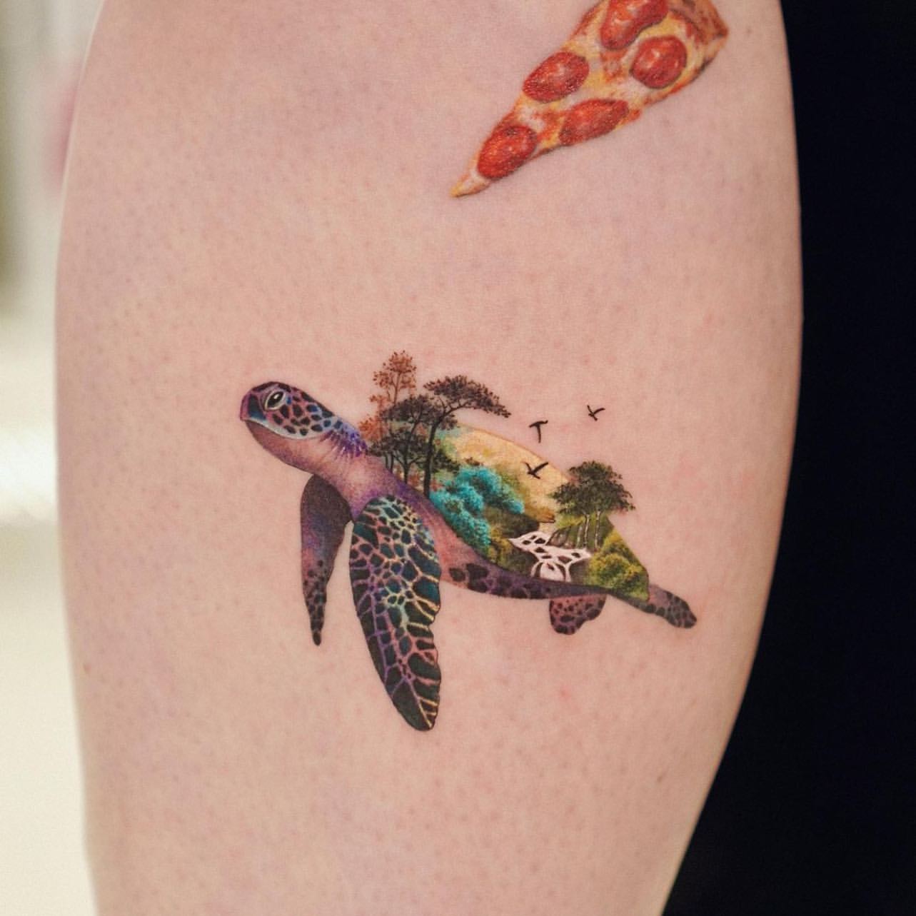 Discover More Than 74 Watercolor Turtle Tattoo In Cdgdbentre