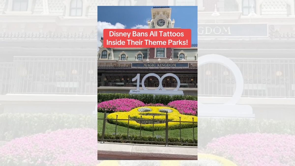 Disney Bans All Tattoos Inside Their Theme Parks