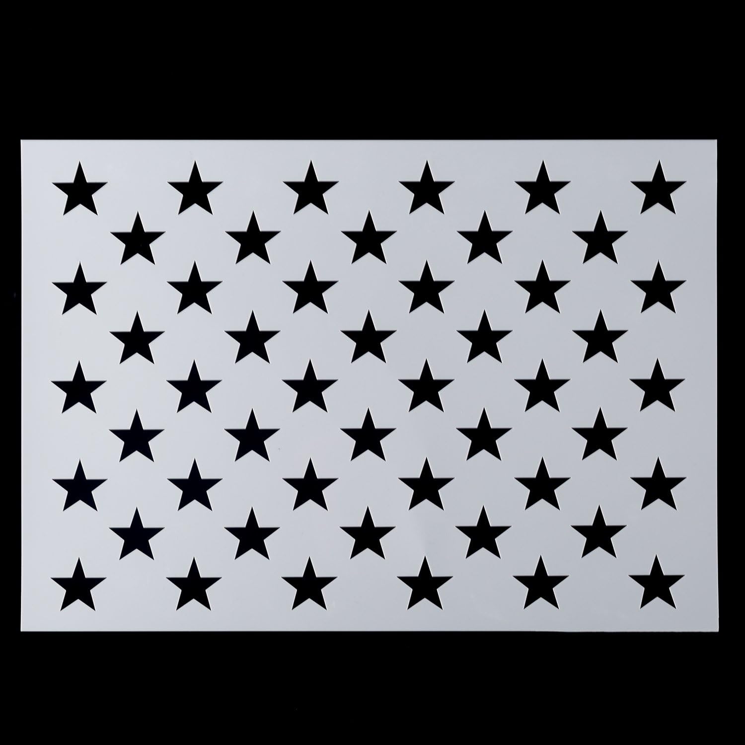 Diy American Flag 50 Stars Stencil For Painting On Wood Paper Fabric