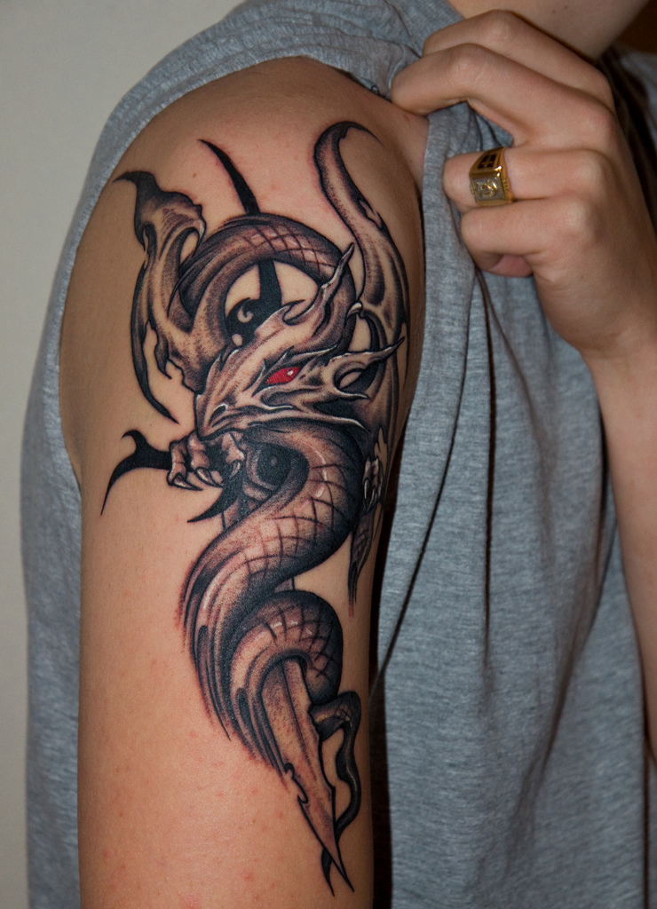 Dragon Arm Tattoo Designs