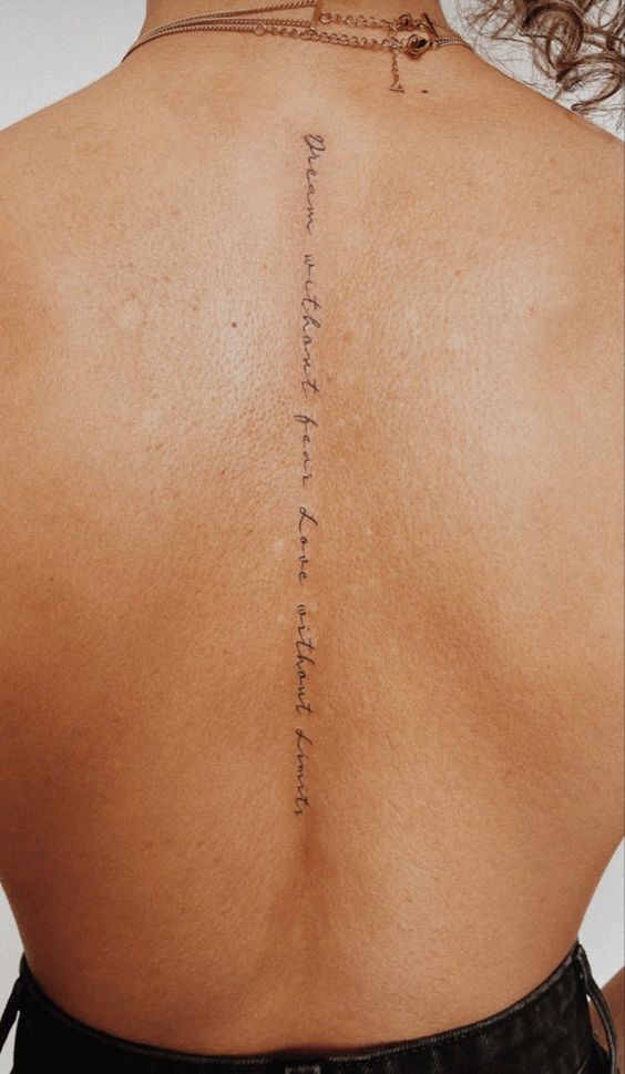 Elegant And Meaningful Top 50 Spine Tattoo Ideas In 2022 Classy Tattoos Subtle Tattoos