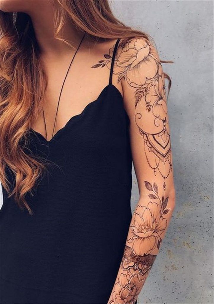 Elegant Tattoo Sleeve Ideas For Women