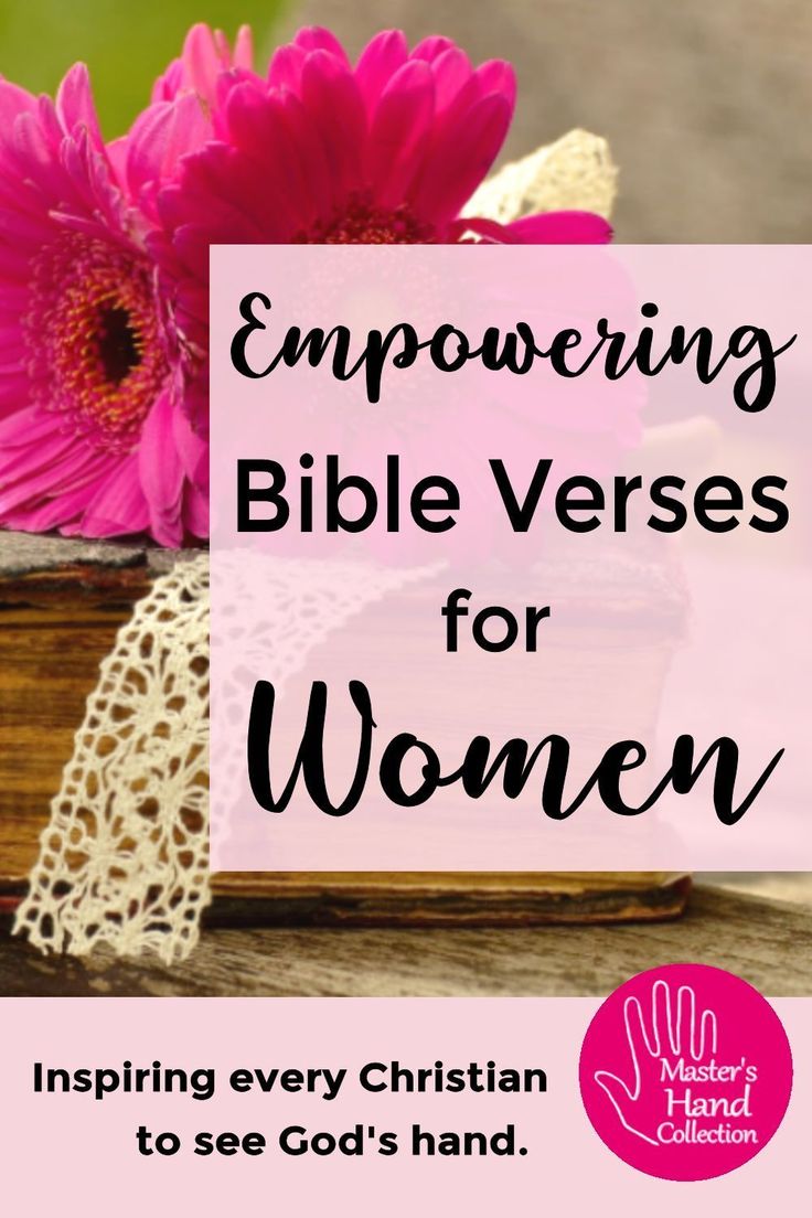 Empowering Bible Verses For Women Master S Hand Collection