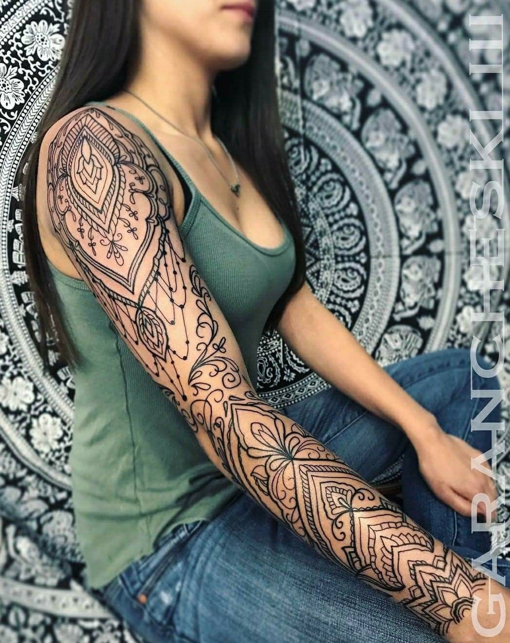 50 Creative Female Arm Sleeve Tattoo Ideas