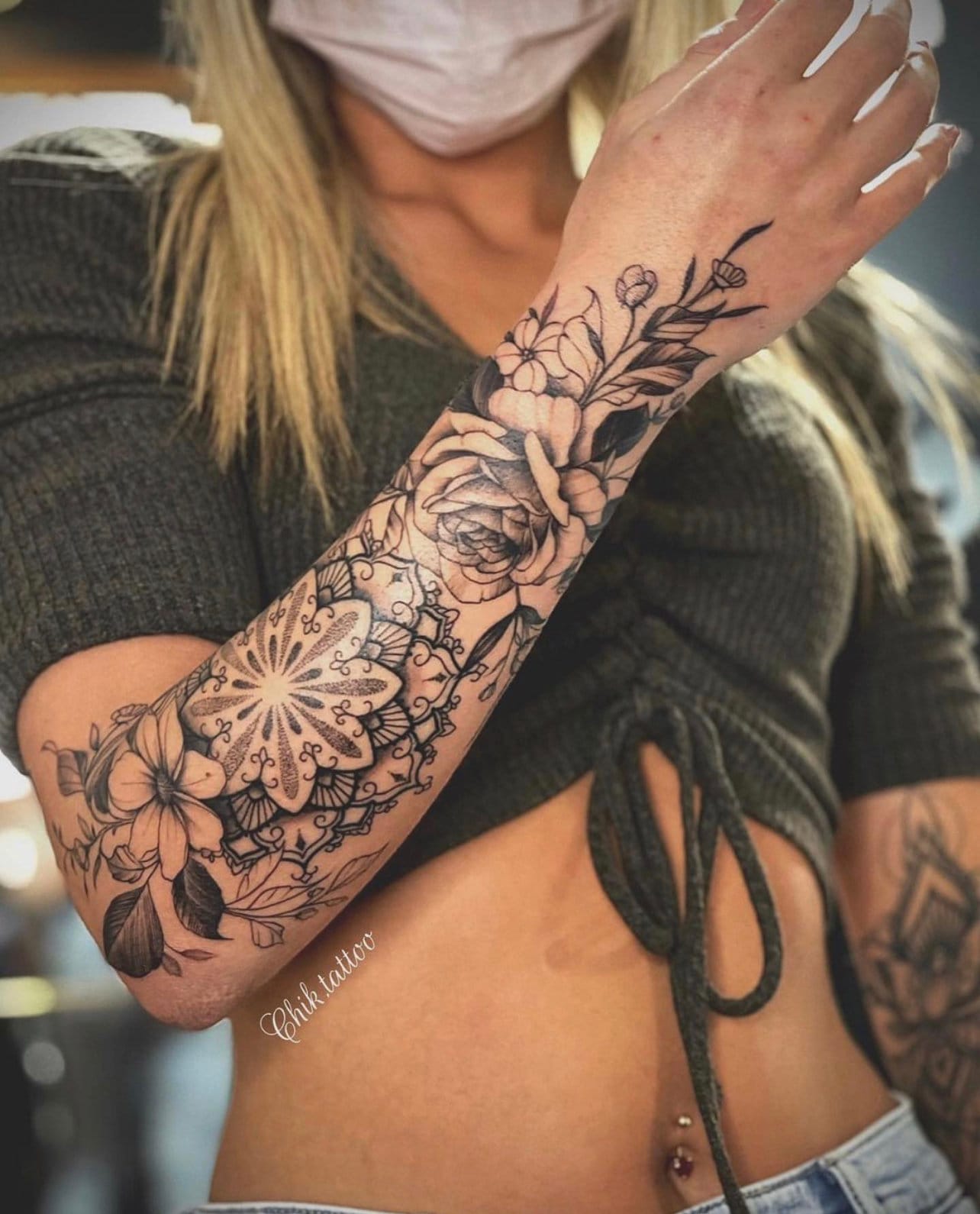 Feminine And Floral Design For Chik Tattoo Instant Lupon Gov Ph