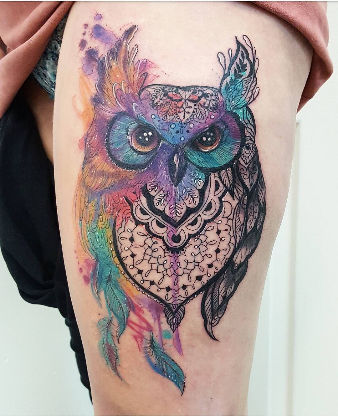 Elegant Feminine Owl Tattoo Ideas for Classy Ink Lovers