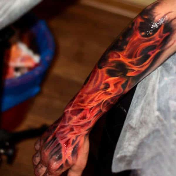 10 Fire Tattoo Ideas for Daring Men