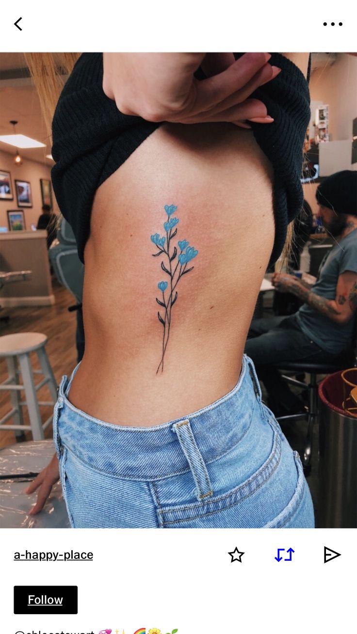 Rib Tattoos: Stunning Flower Designs for Inspiration