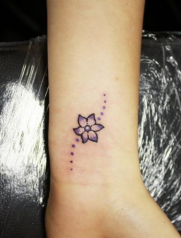 Flower Tattoos Small Wrist Best Flower Site