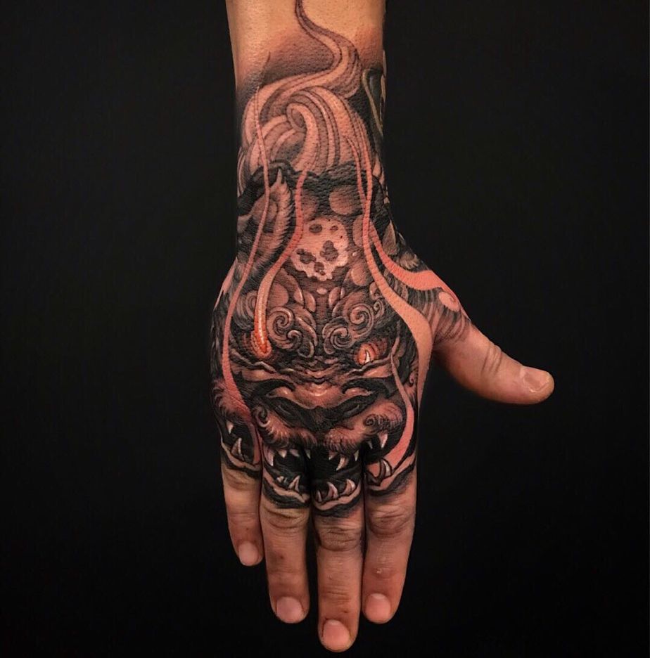 7 Unique Foo Dog Tattoo Designs for Hands