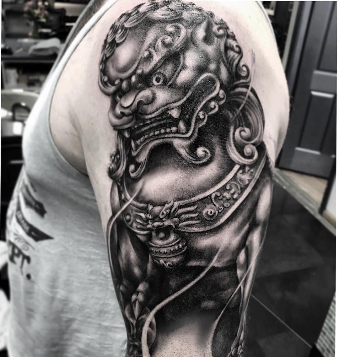 Foo Dog Tattoo Foo Dog Tattoo Design Foo Dog