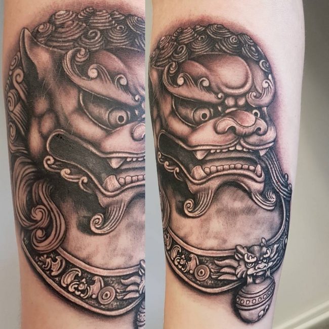 Foo Dog Tattoos Meanings Tattoo Designs Ideas