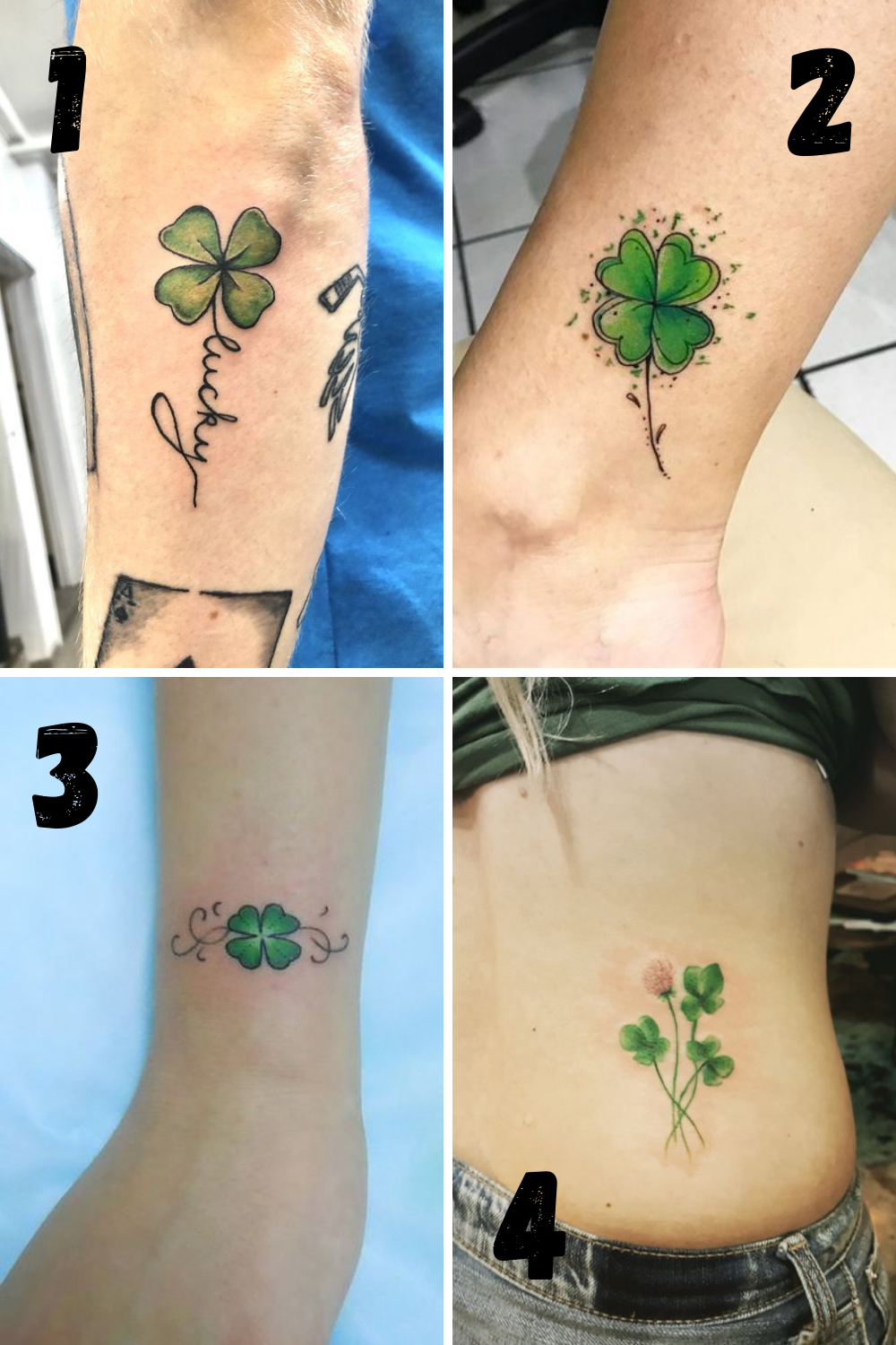 Four Leaf Clover Tattoos What They Mean Why They Re So Popular