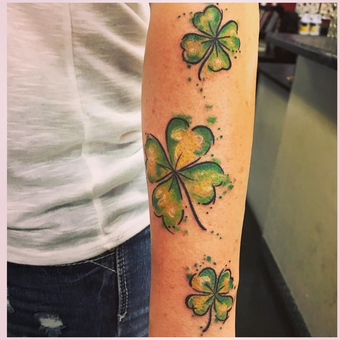 Four Leaf Clover Tattoos