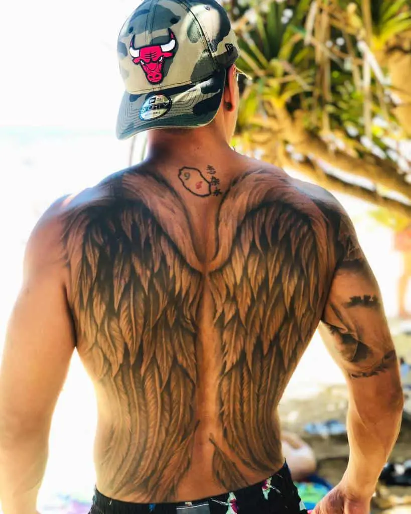 Full Back Angel Wing Tattoos Design Idea Tattoo Inspiration Back