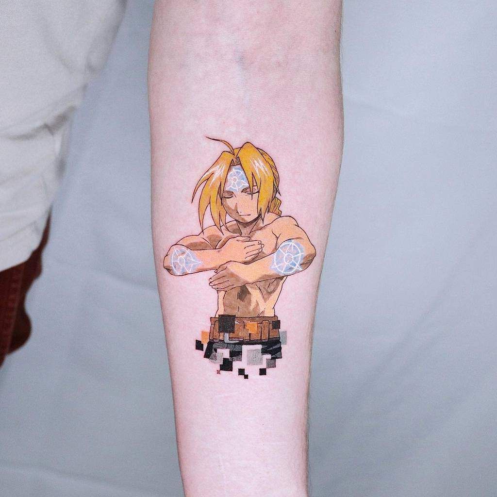 Fullmetal Alchemist Brotherhood Tattoo Top Tattoos Large Tattoos