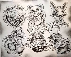 Gangster Cartoon Tattoo Stencils Viraltattoo