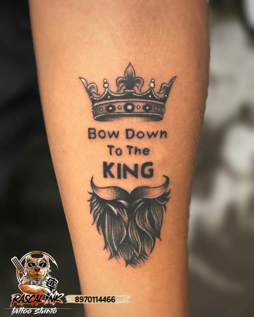 Gangster King Crown Tattoo Unveiling Urban Royalty In Ink Your Own Tattoo Design Custom