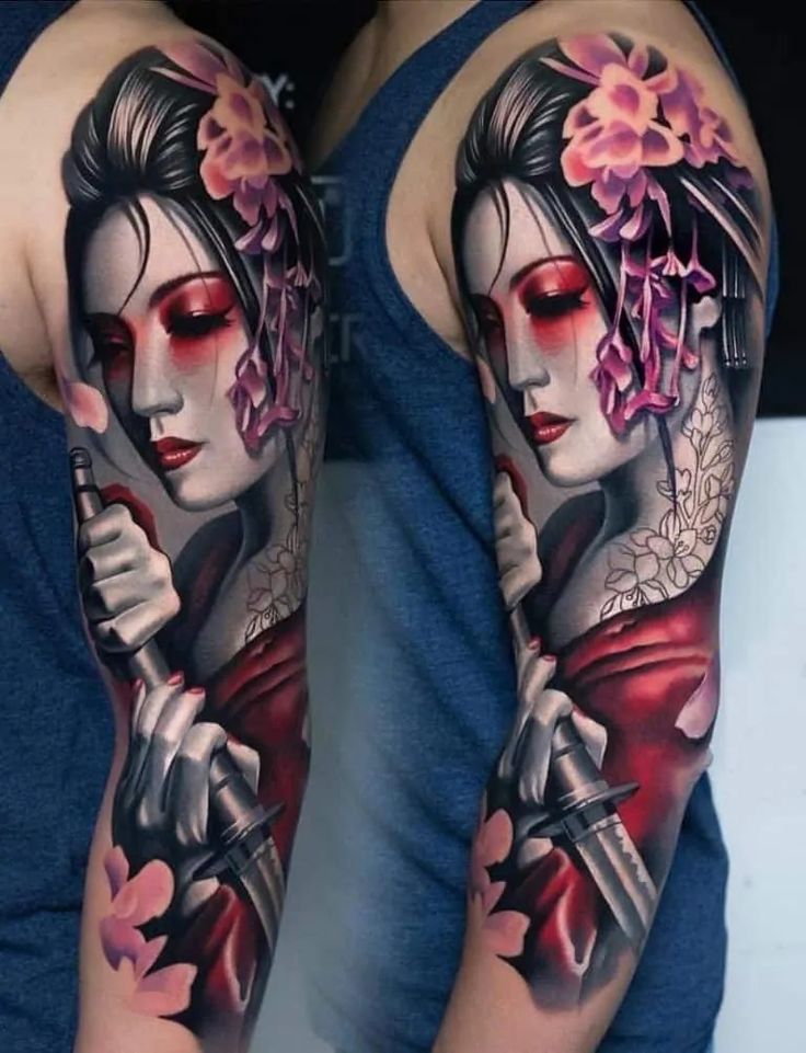 Geisha Tattoos Meanings Tattoo Designs Ideas