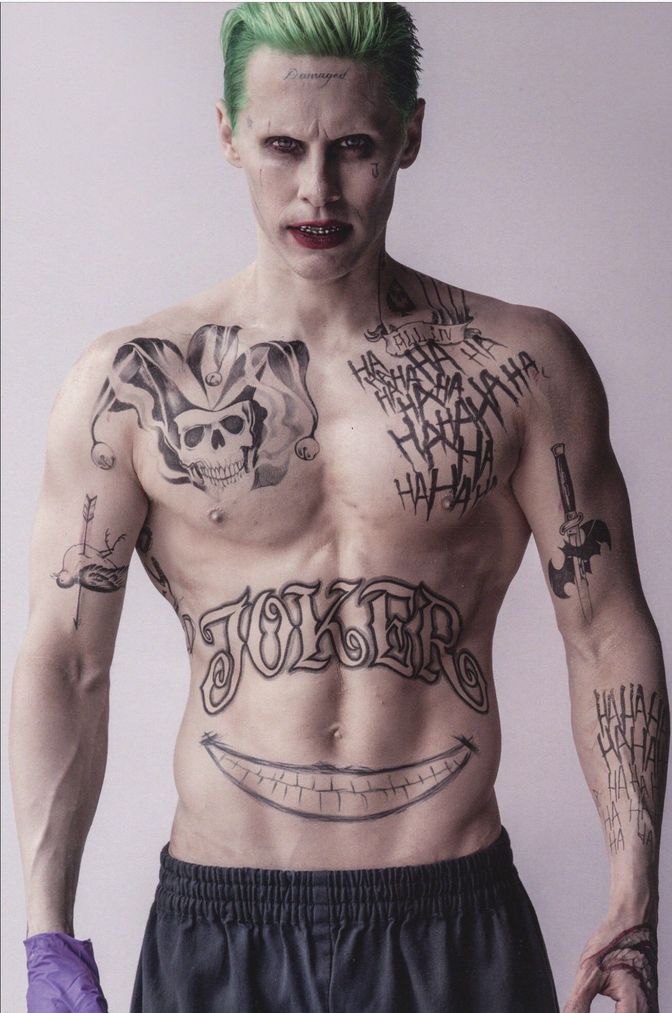 Get A Detailed Look At Jared Leto S Joker Tattoos For Suicide Squad