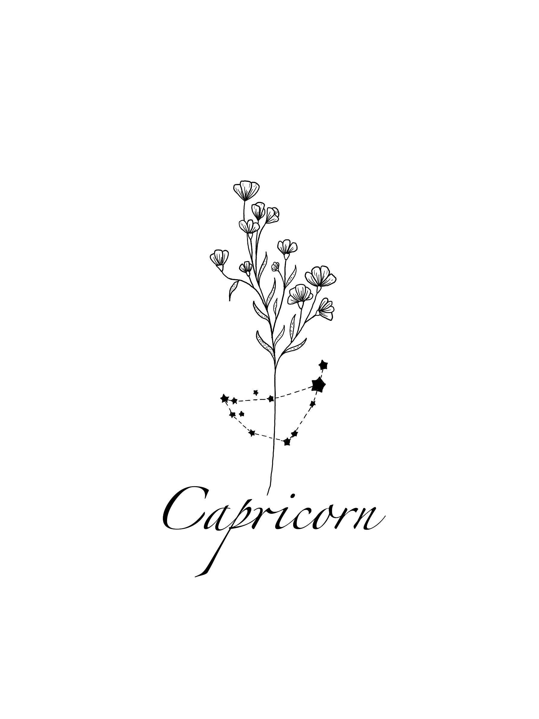 10 Adorable Girly Capricorn Tattoo Ideas for Zodiac Lovers