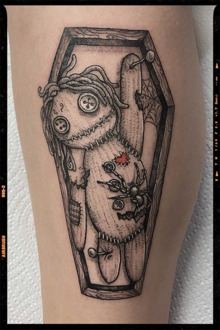 5 Mysterious Gothic Voodoo Doll Tattoo Ideas