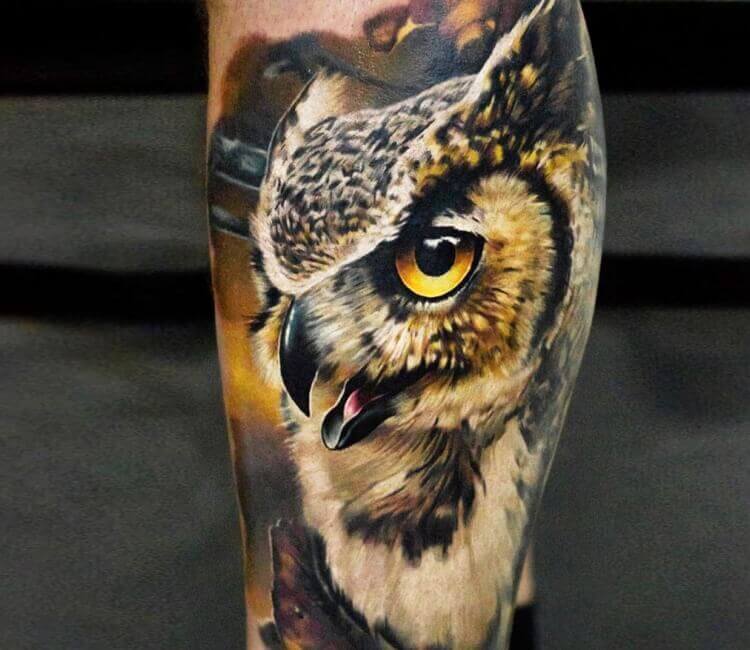 Great Horned Owl Tattoo A Photo On Flickriver