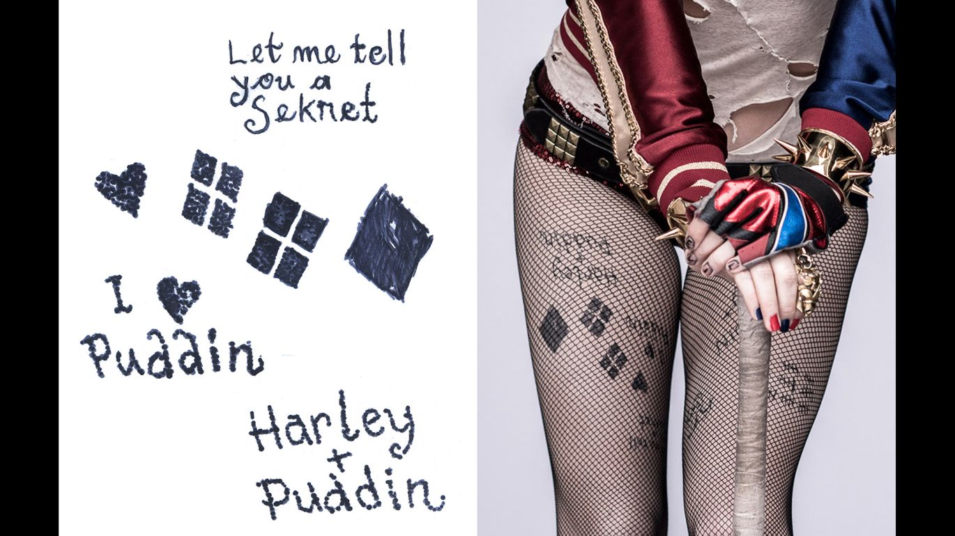 Harley Quinn Leg Tattoos