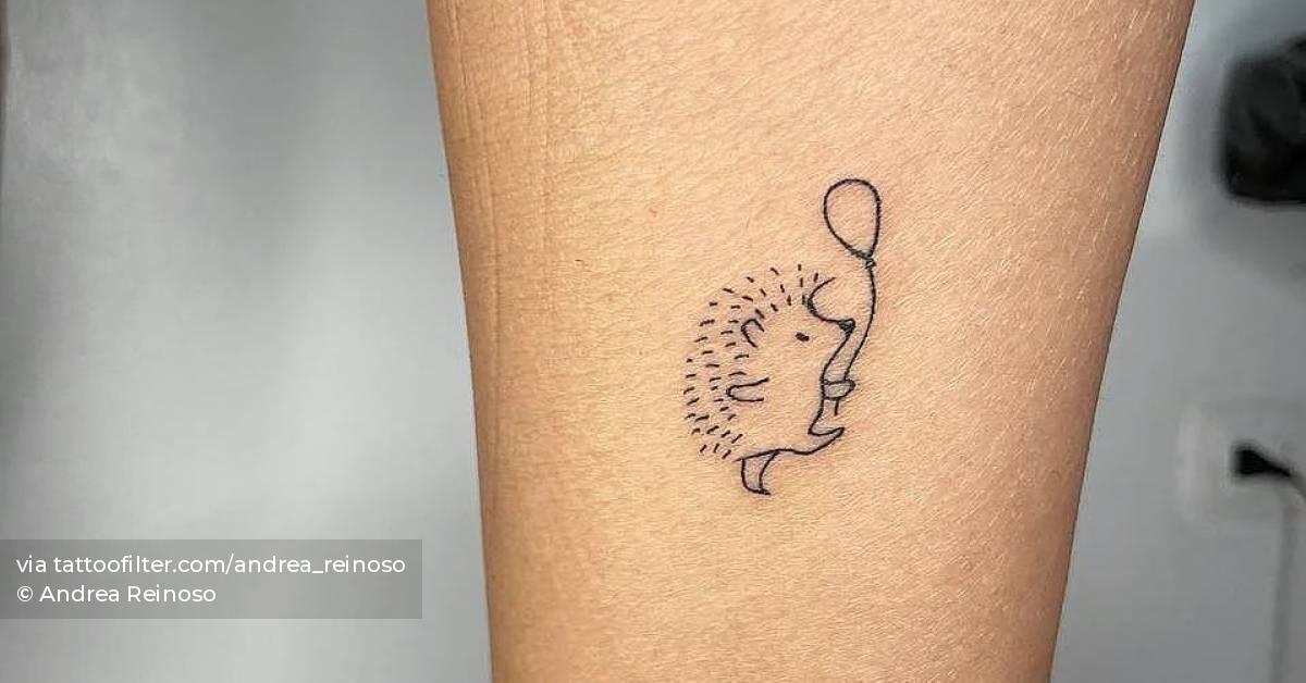 Hedgehog Tattoo By Cyranowiththepigs On Deviantart