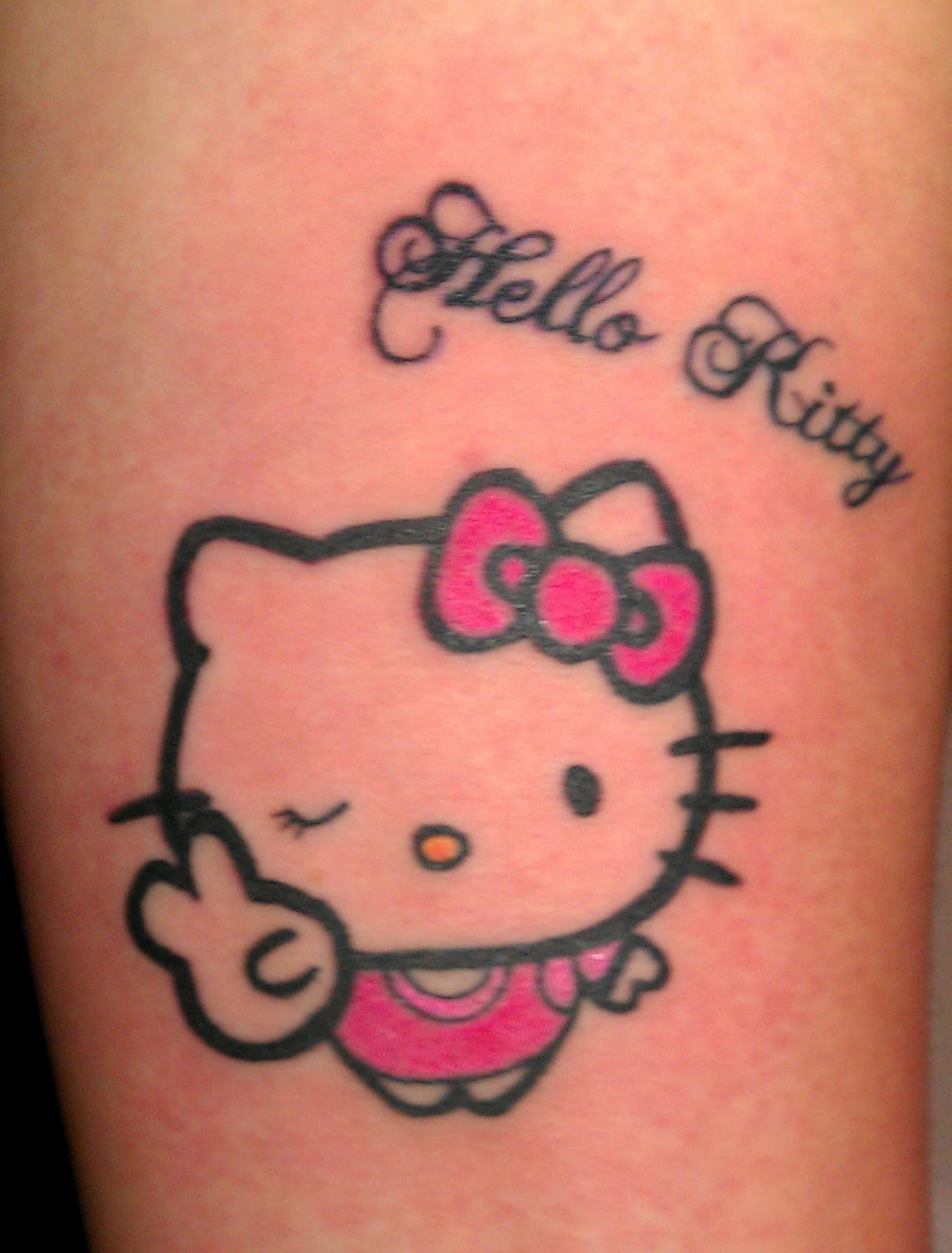 Hello Kitty Tattoo Designs