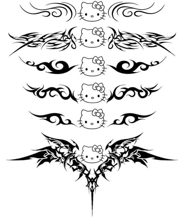 Hello Kitty Tattoos Our Favorite Temporary Hello Kitty Tattoos