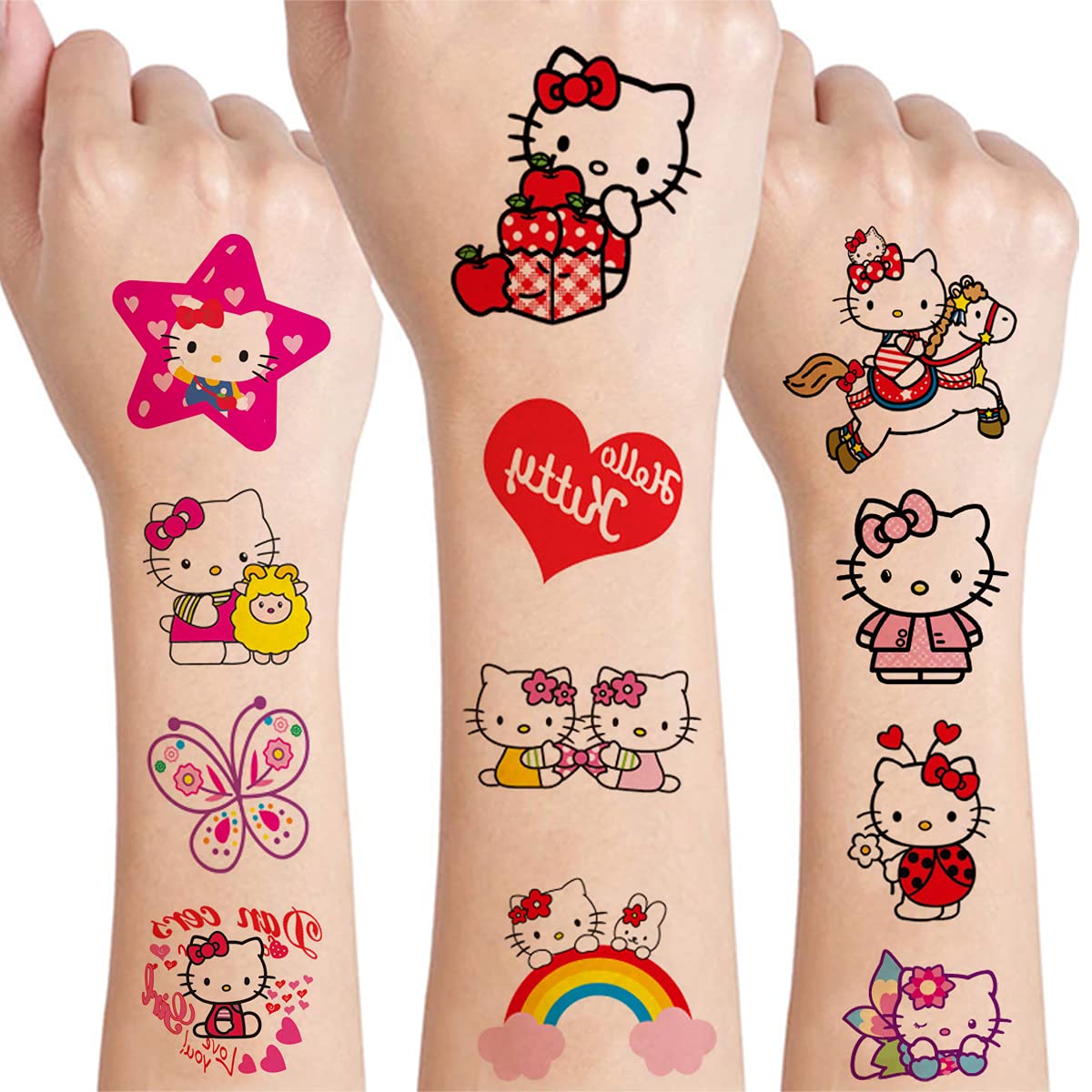 Hello Kitty Temporary Tattoos Set 17208 Walmart Com Walmart Com