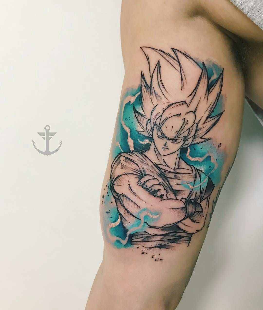 Herculedragonball Dragon Ball Tattoo Small 25 Minimalist Dragon Ball Z Tattoos That Subtly