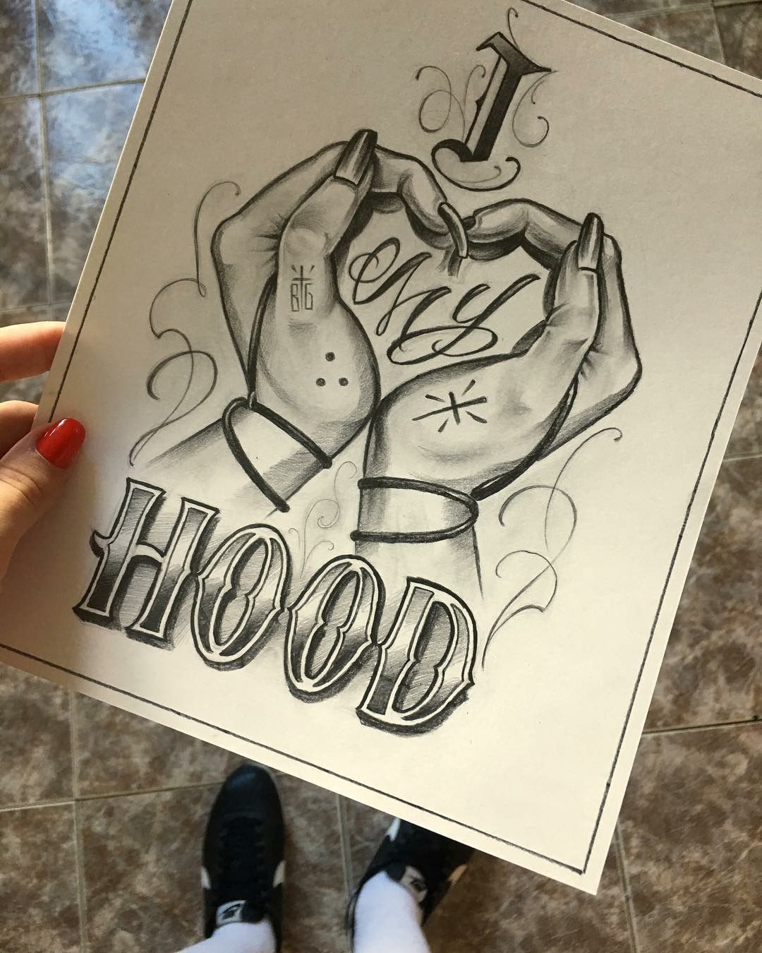 Hood Tattoo Drawings