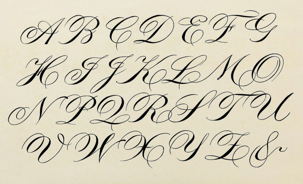 How To Write Cursive In Calligraphy