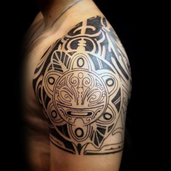 Image Result For Puerto Rican Shoulder Tattoos Taino Tattoos Half