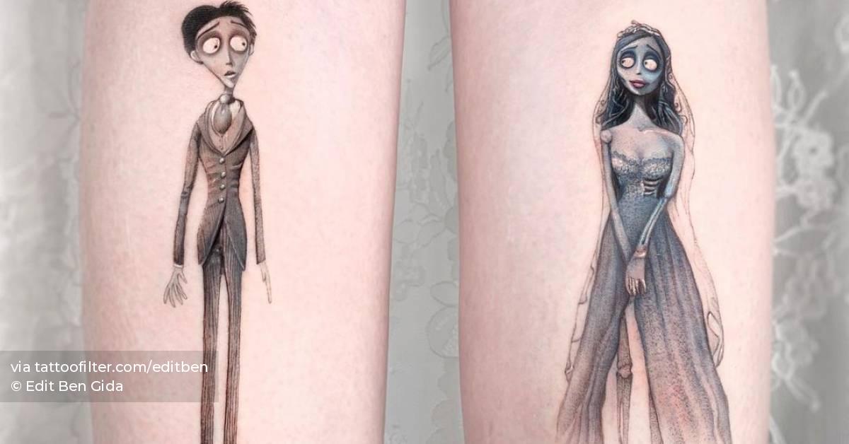 Individual Matching Amp 39 Corpse Bride Amp 39 Tattoo Located On