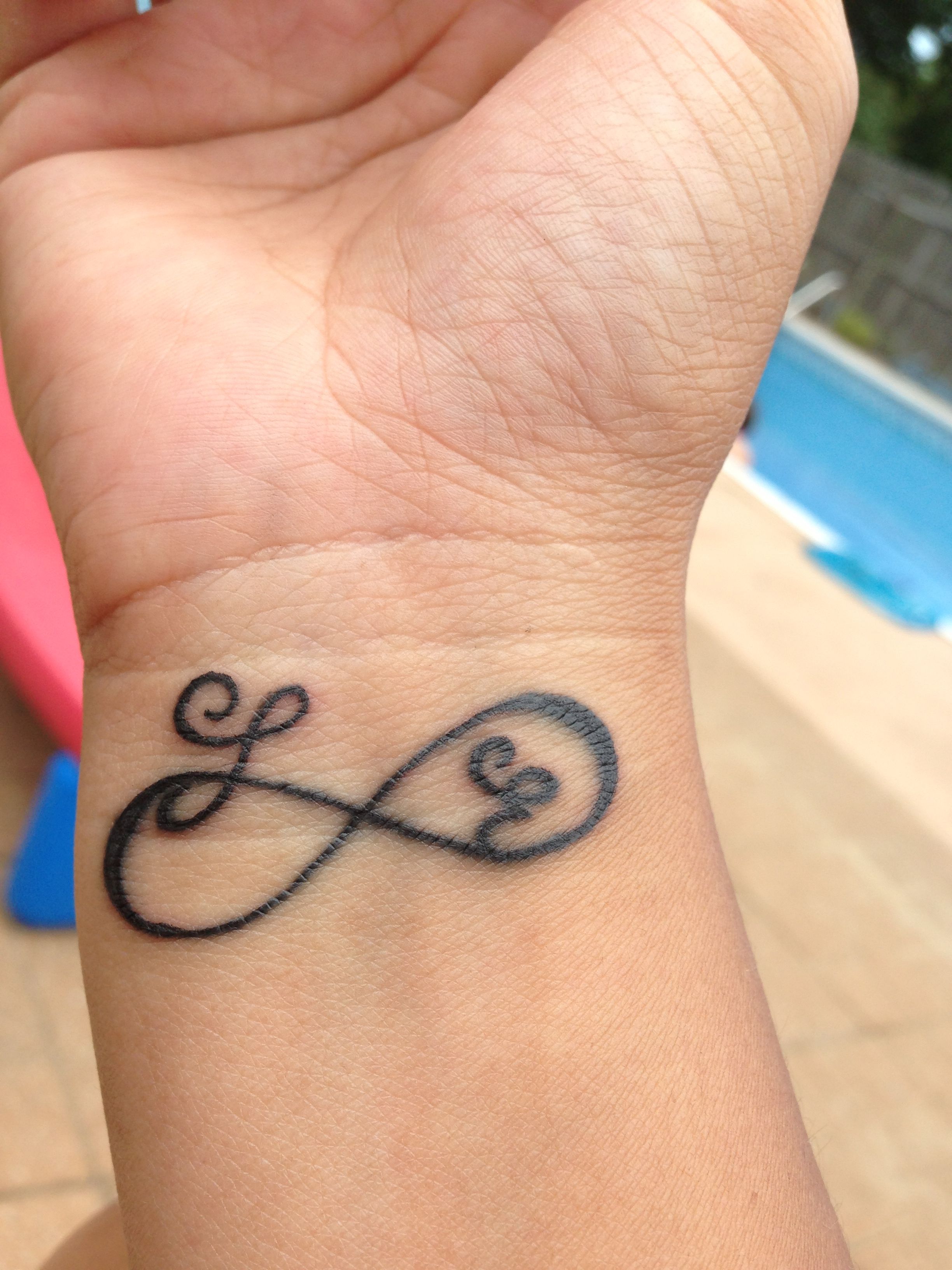 Infinity Tattoo with Initials: A Timeless Expression of Love