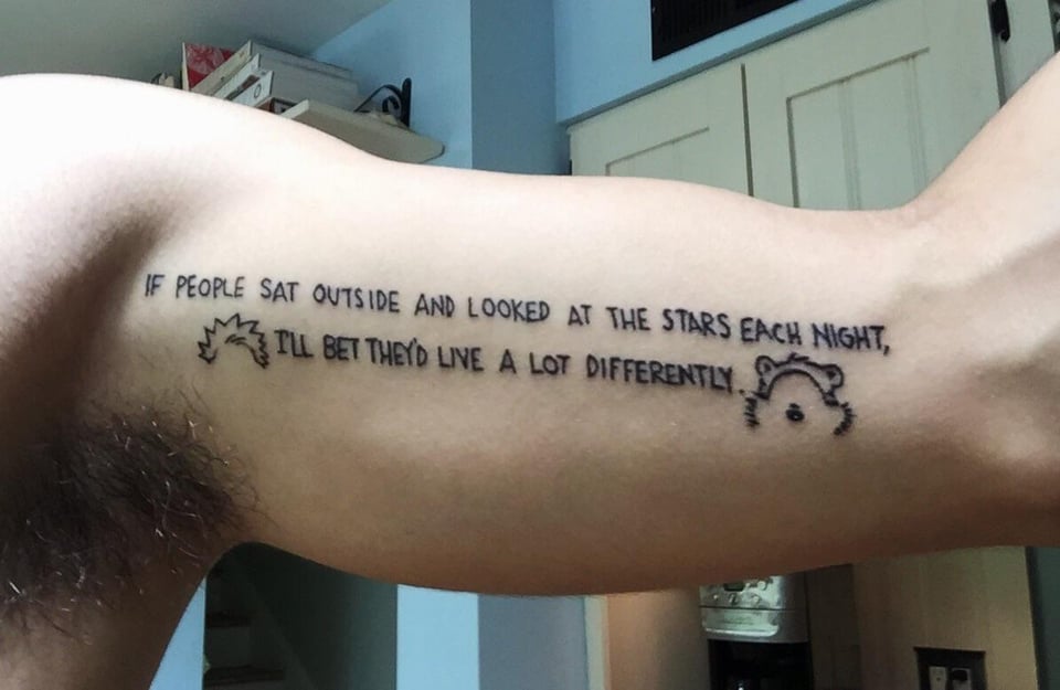 Inner Bicep Tattoo Quotes