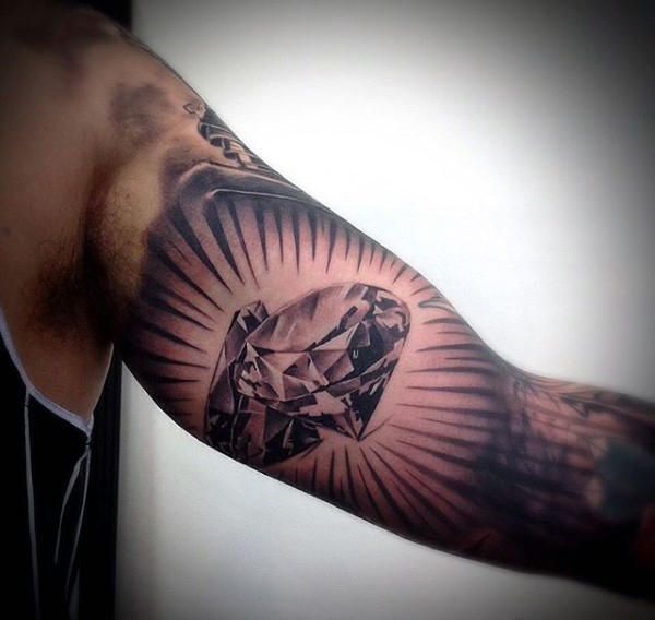 Trendy Inside Bicep Tattoos for Modern Men