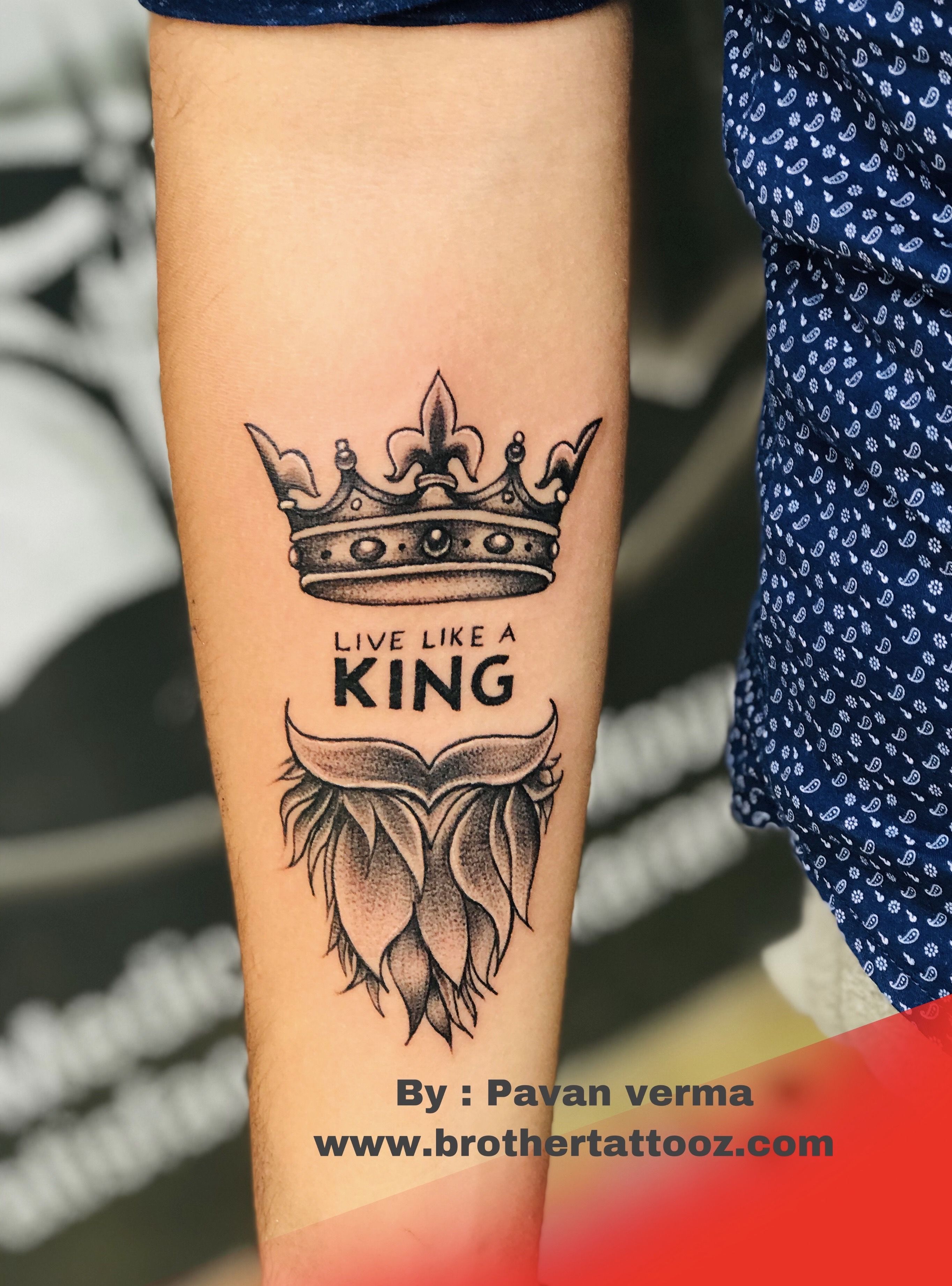 Is It Good To Be The King Crown Tattoo Men King Crown Tattoo Crown Tattoo Design