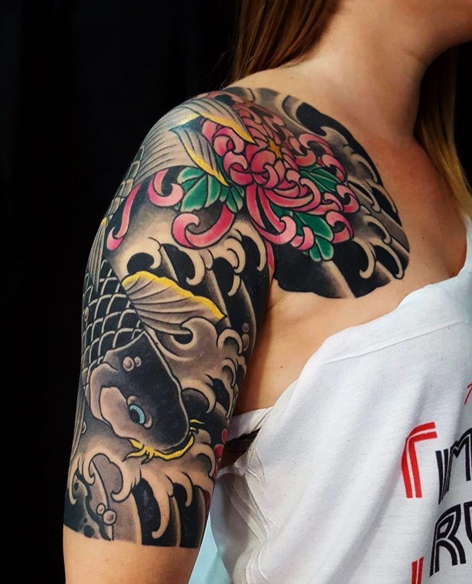 50 Stunning Japanese Half Sleeve Tattoo Designs