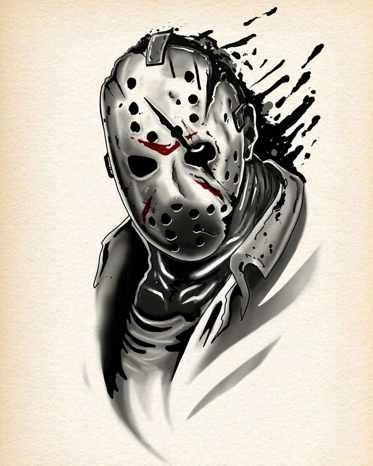 Ultimate Jason Voorhees Tattoo Stencil Design Ideas